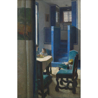 Reproduction Salon dans la maison sur la Hohen Warte - Carl Moll