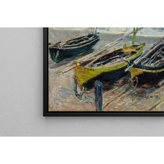 Reproduction Trois bateaux de pêche - Claude Monet