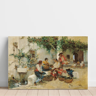 Reproduction Vente de melons - Joaquín Sorolla