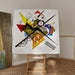 Riproduzione del dipinto | Sur blanc II - Wassily Kandinsky
