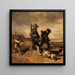 Ritorno alla caccia - Alexandre-Gabriel Decamps — quadro incorniciato alla parete