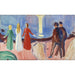 Riproduzione del dipinto Riunione sulla spiaggia - Edvard Munch