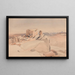 Sommet del monte Sinai o Djebel Moussa - Stampa d'arte Reverend Edward Thomas Daniell — quadro incorniciato alla parete