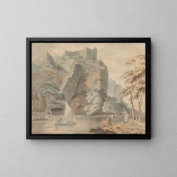 Château de Carrig Cennen, Carmarthenshire - Reverend John Gardnor — quadro incorniciato alla parete