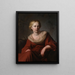 Una giovane donna in costume arcadico - Reyer Jacobsz van Blommendael — quadro incorniciato alla parete