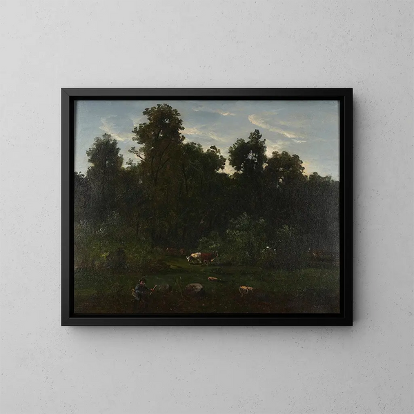 Scène pastorale - Régis François Gignoux — quadro incorniciato alla parete