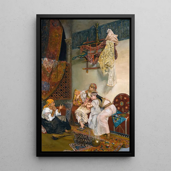 Le conteur - Ricardo Villegas Cordero — quadro incorniciato alla parete