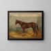 Le cavallo da corsa Fantasma - Richard Benno Adam — quadro incorniciato alla parete