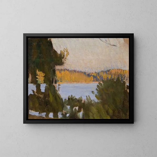 Plage à Sbyholm - Richard Bergh — quadro incorniciato alla parete