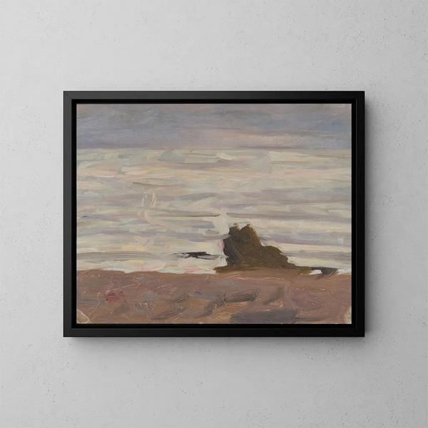 Mer grise à Arild - Richard Bergh — quadro incorniciato alla parete