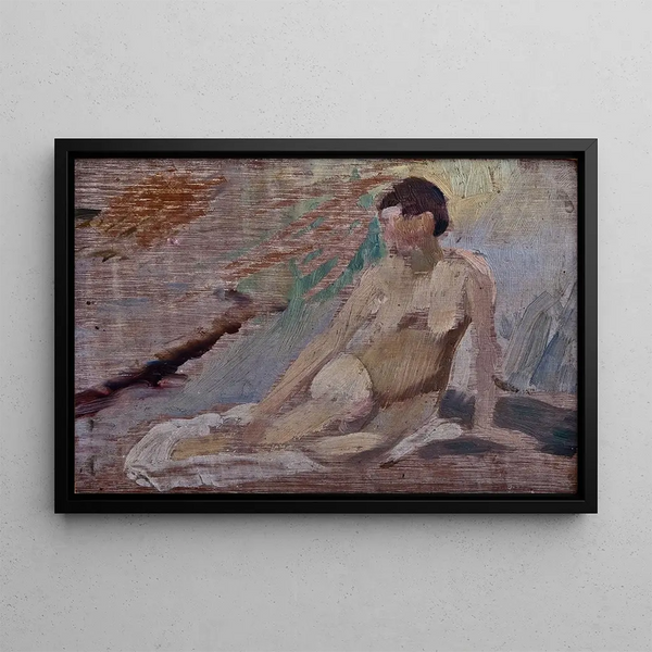 Studio di modello - Richard Bergh — quadro incorniciato alla parete