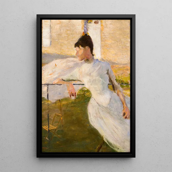 Ritratto di Julia Beck - Richard Bergh — quadro incorniciato alla parete