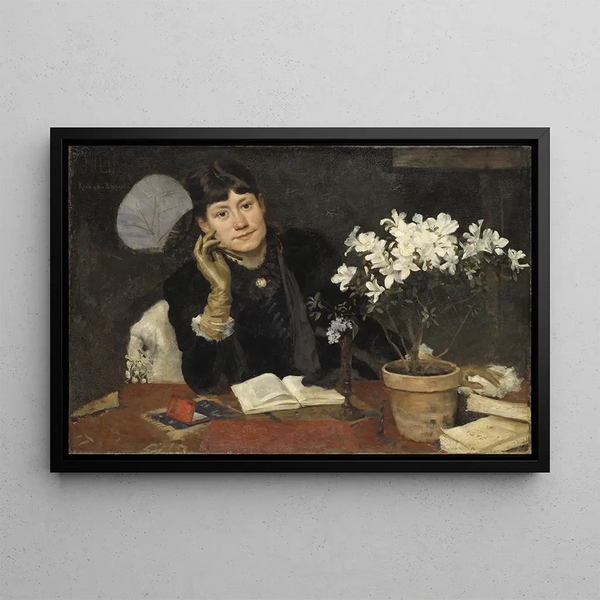 L'Artista Julia Beck - Richard Bergh — quadro incorniciato alla parete