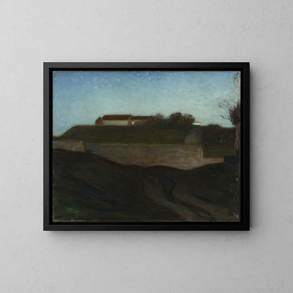 La fortezza di Varberg - Richard Bergh — quadro incorniciato alla parete