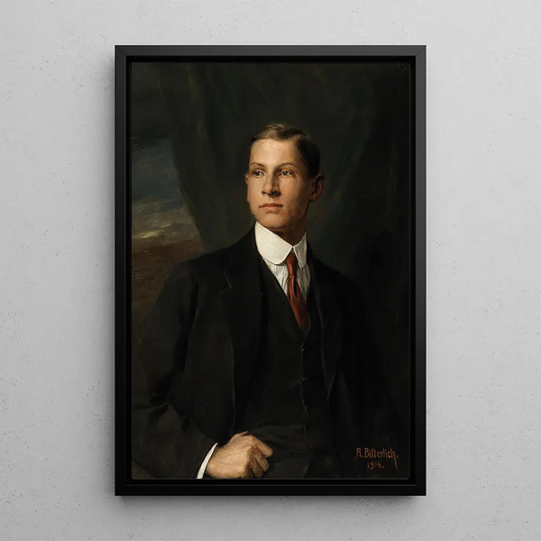 Portrait de Hans Johann Nepomuk Reithoffer - Richard Bitterlich — quadro incorniciato alla parete