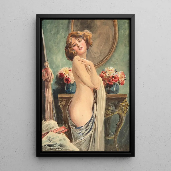 Giovane bellezza - Richard Geiger — quadro incorniciato alla parete
