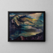 Lago di montagna - Richard Harlfinger — quadro incorniciato alla parete