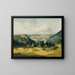 Paesaggio della valle della Werra - Richard Kaiser — quadro incorniciato alla parete