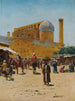 Bazar a Samarcanda - Richard Karlovich Zommer — vista dell’opera