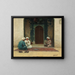 Prima della moschea - Richard Karlovich Zommer — quadro incorniciato alla parete