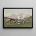 Camp dans le Caucaso - Richard Karlovich Zommer — quadro incorniciato alla parete