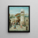 Place du marché - Richard Karlovich Zommer — quadro incorniciato alla parete