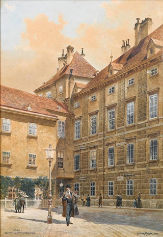 Richard Moser - Eingang zur Schauflergasse Wien.webp