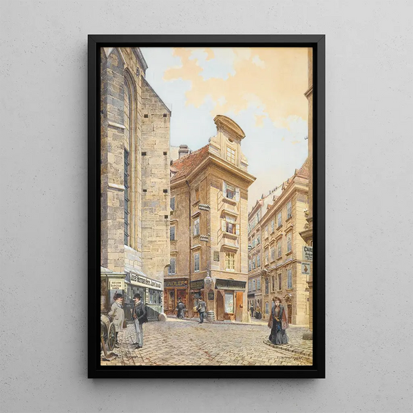 Seitzergasse - Richard Moser — quadro incorniciato alla parete