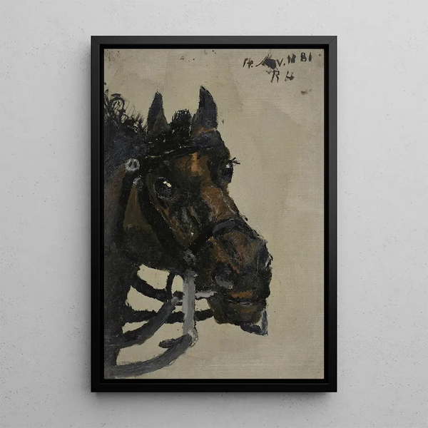 Tête de cheval - Richard Nicolas Roland Holst — quadro incorniciato alla parete