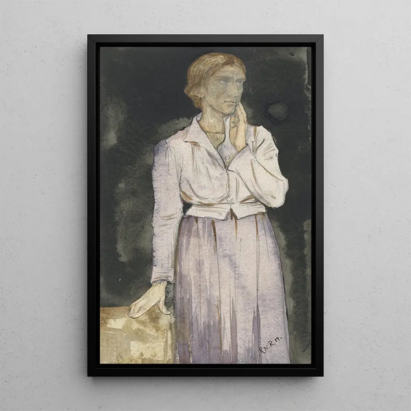 Femme debout - Richard Nicolas Roland Holst — quadro incorniciato alla parete