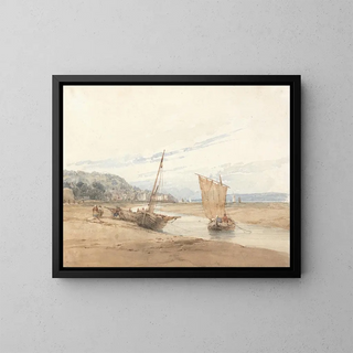 Richard Parkes Bonington - Near Honfleur.webp