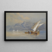Lago di Como - Richard Principal Leitch — quadro incorniciato alla parete
