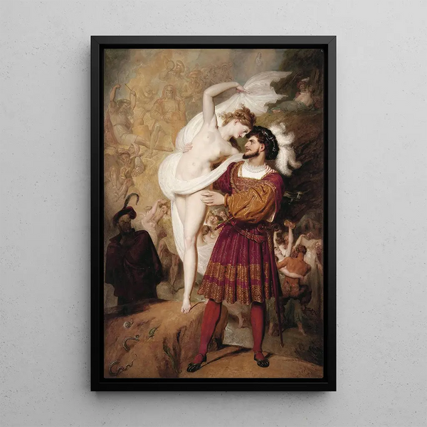 Faust et Lilith - Richard Westall — quadro incorniciato alla parete