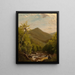 Un ruscello di montagna - Richard William Hubbard — quadro incorniciato alla parete