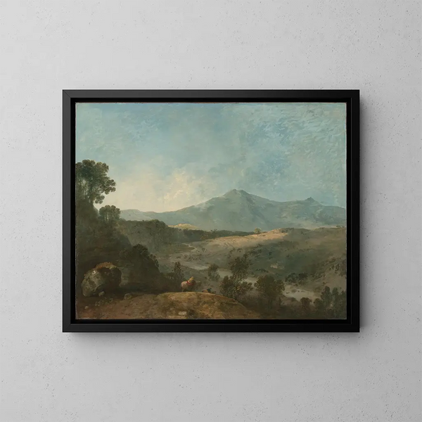 Cader Idris e il fiume Mawddach - Richard Wilson — quadro incorniciato alla parete