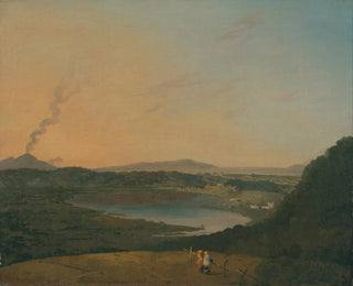 Lago di Agnano con il Vesuvio in lontananza - Richard Wilson — vista dell’opera