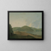 Lago di Agnano con la Grotta del Cane - Richard Wilson — quadro incorniciato alla parete