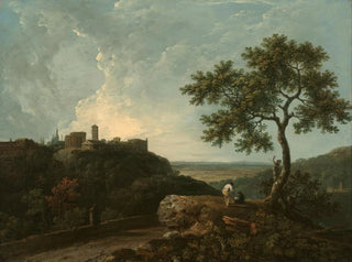 Tivoli, il tempio della Sibilla e la campagna - Richard Wilson — vista dell’opera