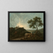 Tivoli, il tempio della Sibilla e la campagna - Richard Wilson — quadro incorniciato alla parete