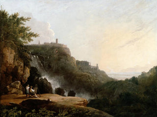 Vista di Tivoli, le Cascatelle e la Villa di Mecenate - Richard Wilson — vista dell’opera