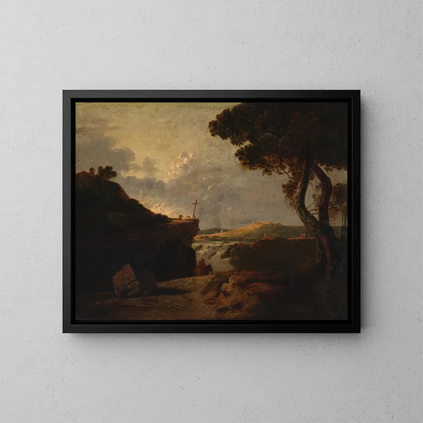 Monaco bianco - Richard Wilson — quadro incorniciato alla parete