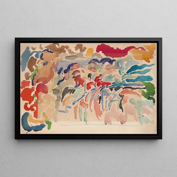 Studio di colore - Rik Wouters — quadro incorniciato alla parete