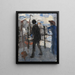Il pittore del Hoogbrug a Malines - Rik Wouters — quadro incorniciato alla parete