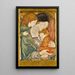 Relief con una madre e bambini - Robert Anning Bell — quadro incorniciato alla parete