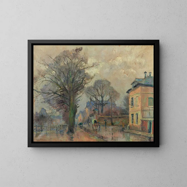 Faubourg de Rouen - Robert Antoine Pinchon — quadro incorniciato alla parete