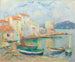 Vecchio porto di Saint-Tropez - Robert Antoine Pinchon — vista dell’opera