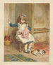 Fille qui coud - Robert Barnes — vista dell’opera