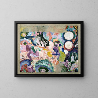 Carrousel di maiali - Robert Delaunay — quadro incorniciato alla parete