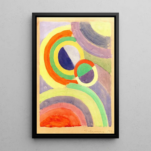 Composition - Robert Delaunay — quadro incorniciato alla parete