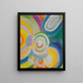 Dischi colorati - Robert Delaunay — quadro incorniciato alla parete